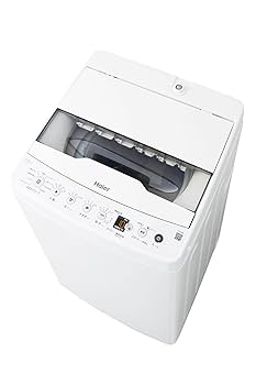 Haier洗濯機　シー Amazon.co.jp: ハイアール 4.5kg 全自動洗濯機 ホワイトHaier JW
